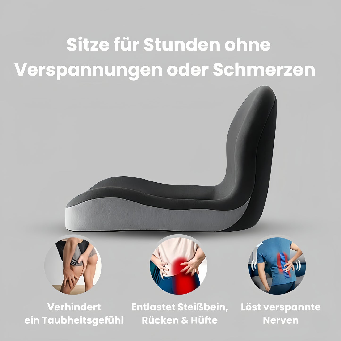 Memory Foam One-piece Cushion Backrest Integrated