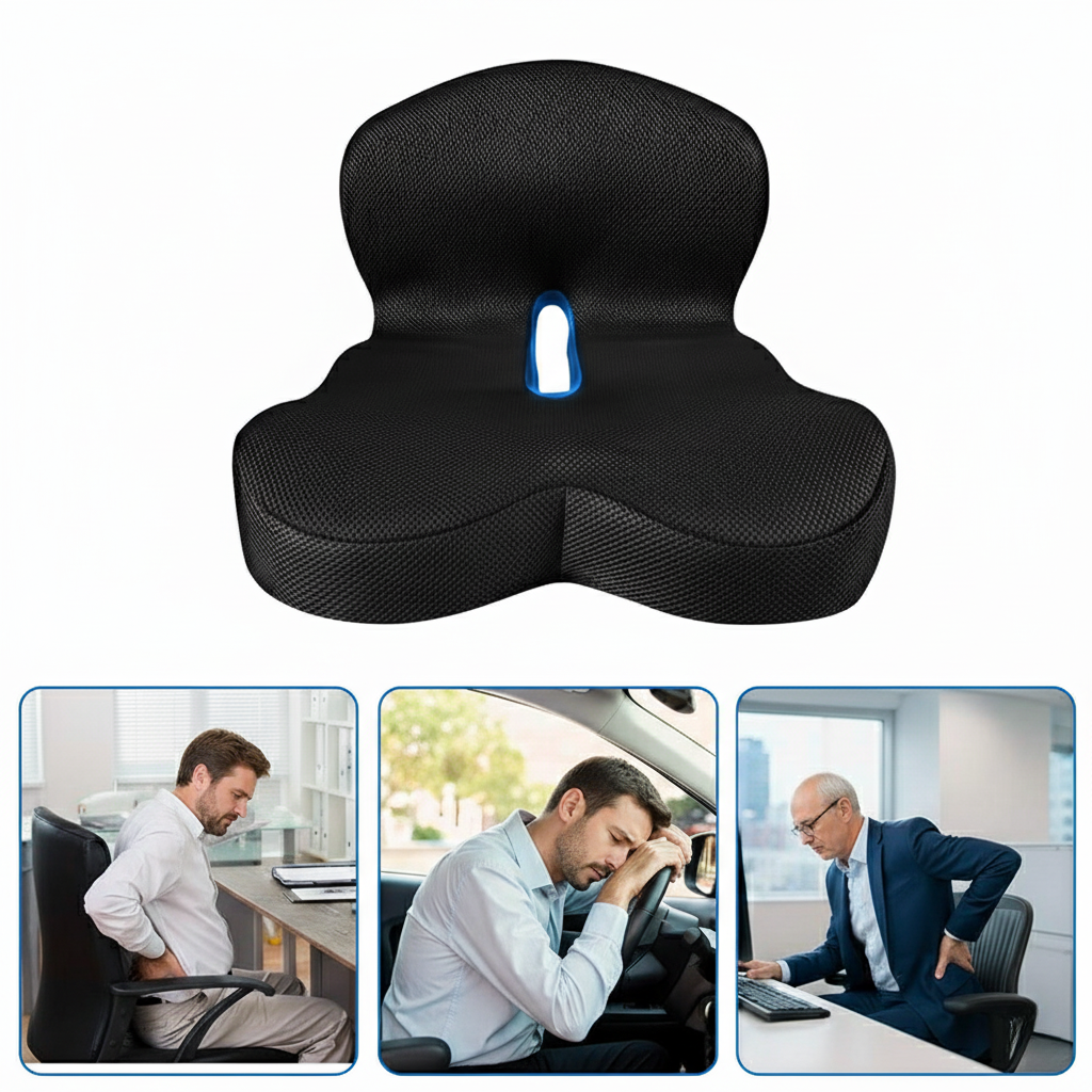 Memory Foam One-piece Cushion Backrest Integrated
