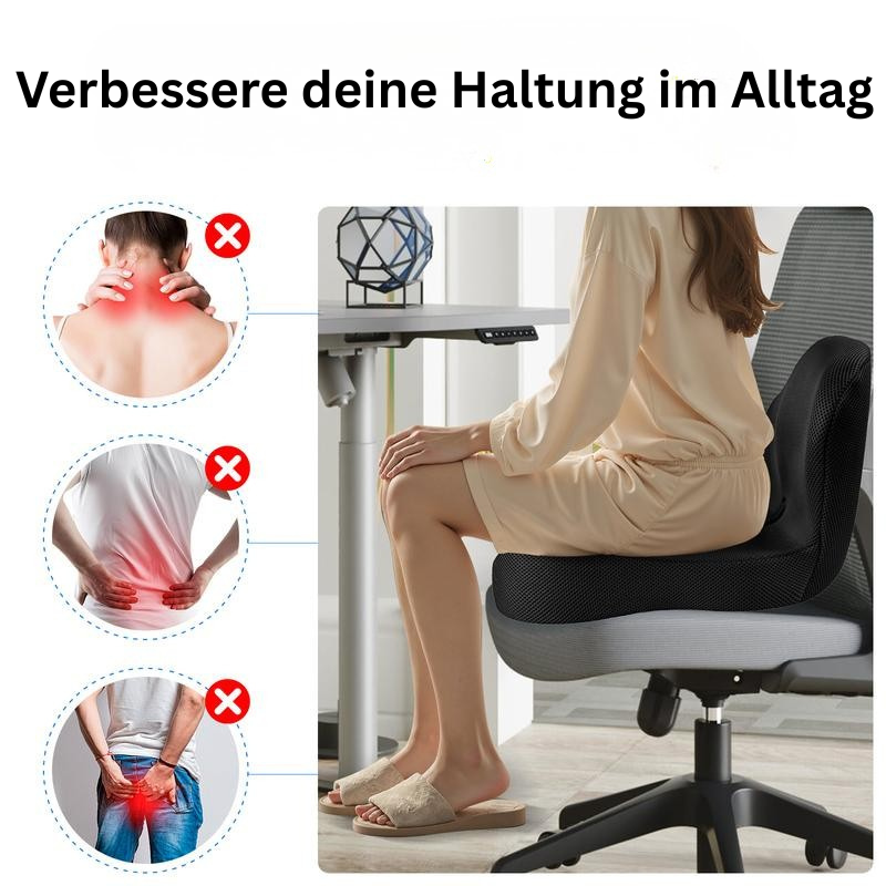 Memory Foam One-piece Cushion Backrest Integrated